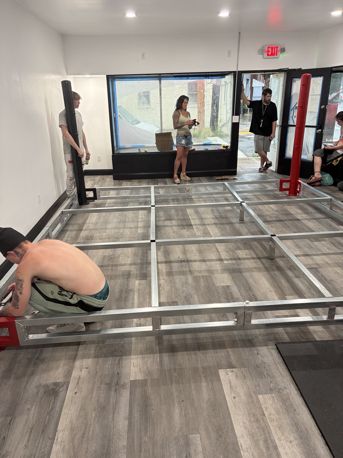 Finished Junior's Boxing Lab ring